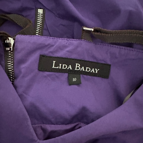 Lida Baday Purple Baby-Doll Dress, size 10 - Picture 2 of 6
